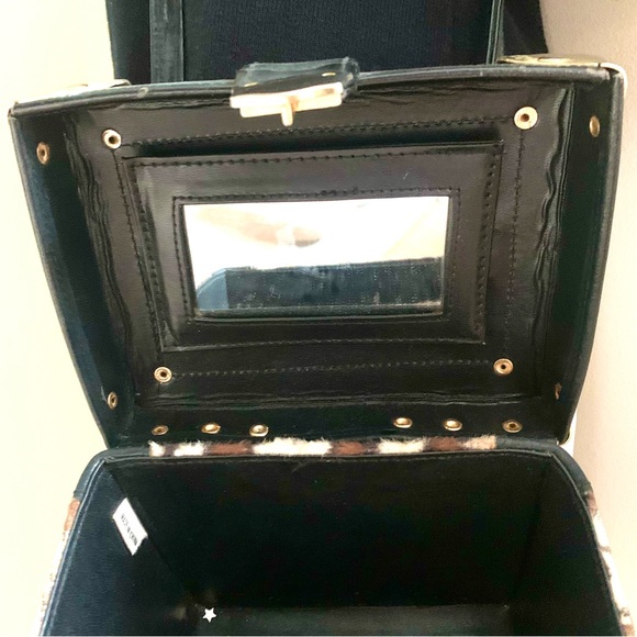 Leopard Print & Leather with Copper Colour Accent Purse - Picture 8 of 10